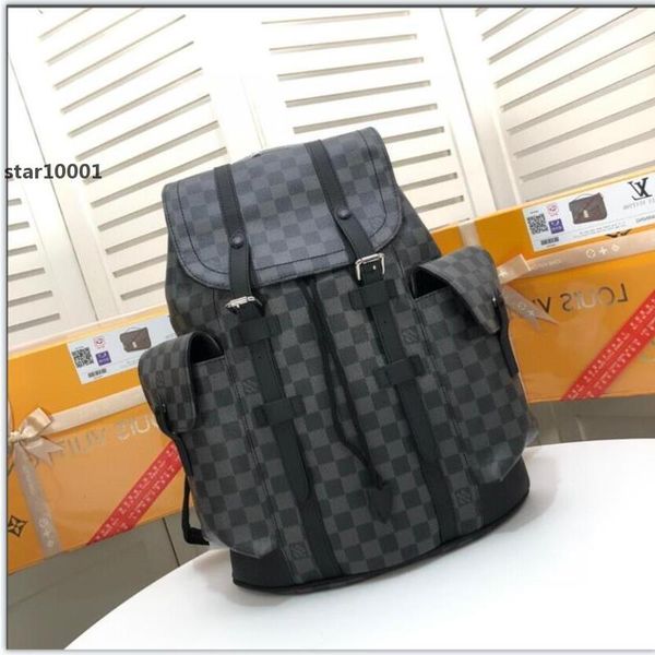 

new chriser designers large mens handbag womns shoulder bags travel luxurys backpackslvlouisvitton yslvutton, Red;black