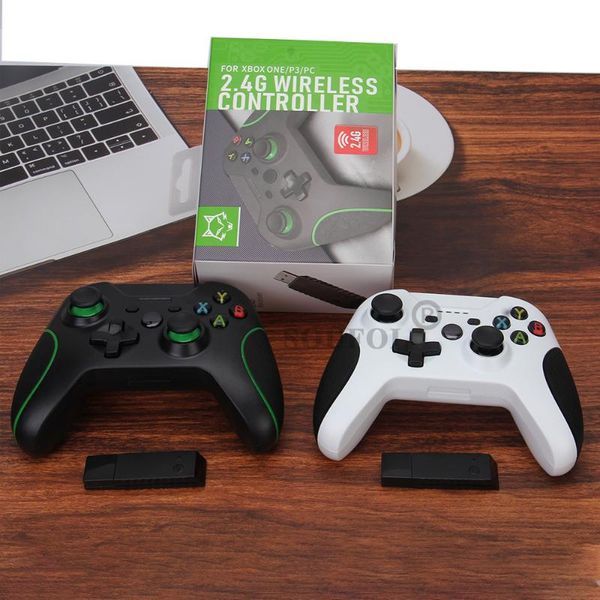

game controllers & joysticks 2.4g wireless gamepad for xbox one/one s computer pc controle mando one console controller joystick drop