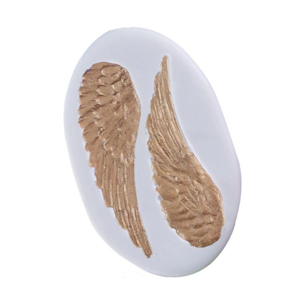 

cake tools feihuan 1pcs wing silicone mold fondant decorating lace baking chocolate mould fm1673