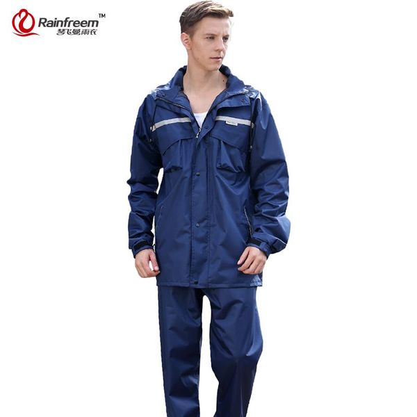 

raincoats rain impermeable raincoat women/men hood rain poncho waterproof jacket pants suit rainwear men motorcycle gear