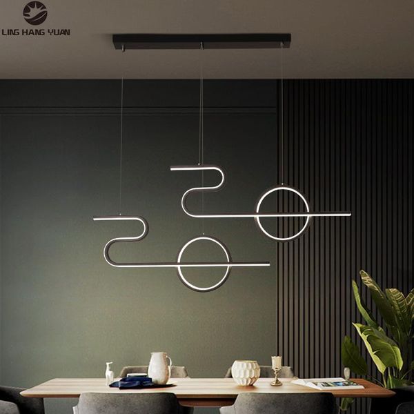 

modern led pendant lights for living room dining kitchen home indoor lighting hanging lamps ac 110v 220v