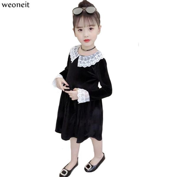 

girl's dresses weoneit spring autumn long sleeve children girl clothes casual school dress for girls kids party wear clothing, Red;yellow