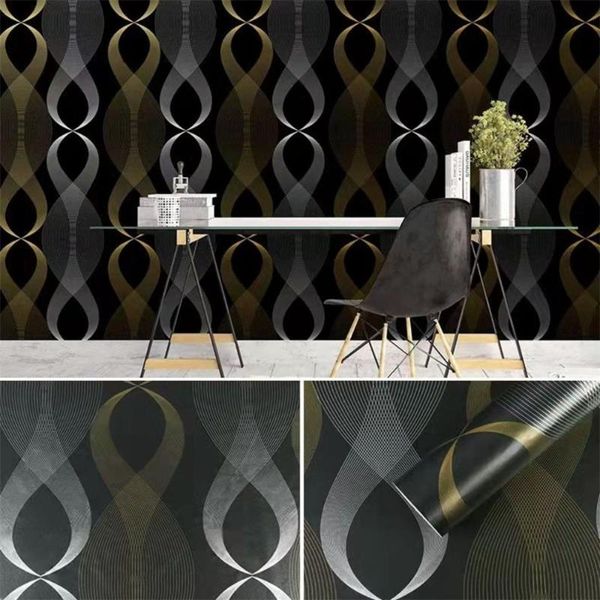 

wallpapers 1/3/5m abstract geometric wallpaper grid self adhesive arrow peel and stick for wall renovation furniture sticker