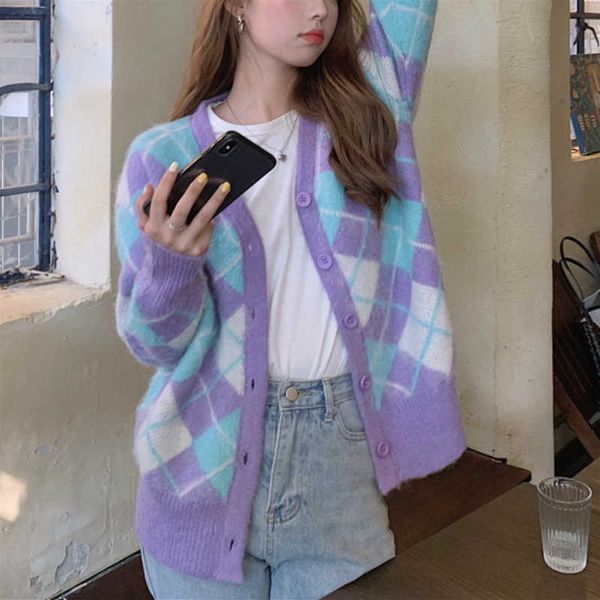 

women's sweaters winter knitted cardigan women v-neck casual long sleeve sweater coat female button sweet thin korean style outerw, White;black