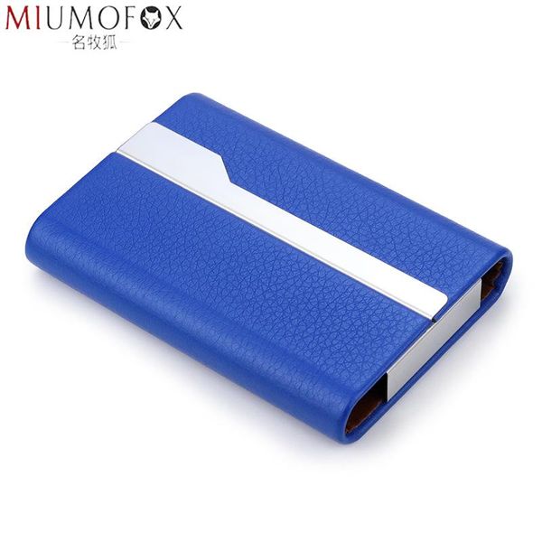 

card holders wholesale holder men purse stainless steel minimalist wallet for s bank business id name case unisex, Brown;gray