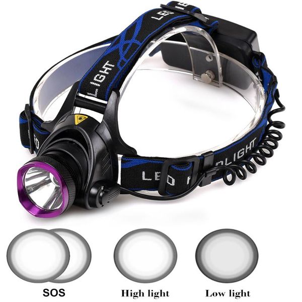 

headlamps led headlamp powerful 3 modes -torch-headlight fishing-hunting-camping working light