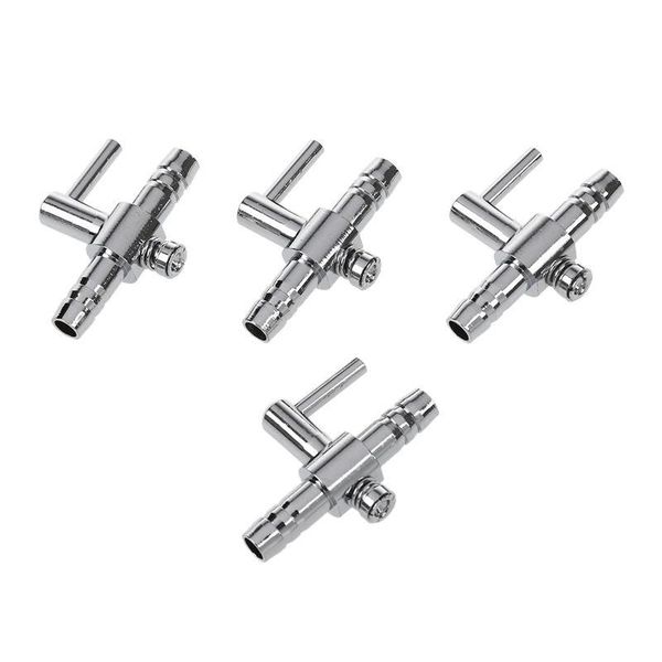 

aquariums aquarium fish tank air flow control lever pump single way valve, 4 piece
