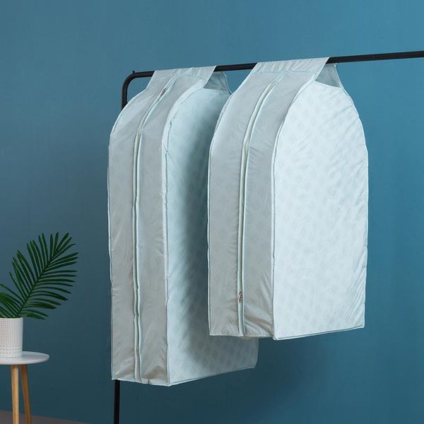 

storage boxes & bins peva three-dimensional suit dust cover coat hanging clothes bag clothing household jacke