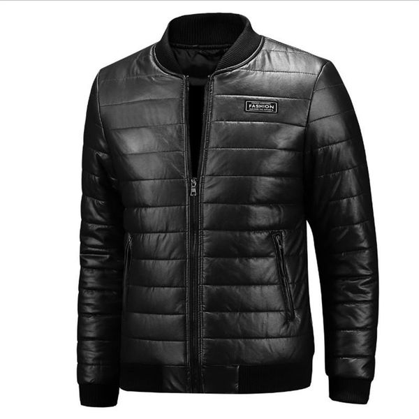 

men's jackets male winter autumn fashion leather jacket men plus size m~7xl 8xl casual mens motorcycle pu coats, Black;brown
