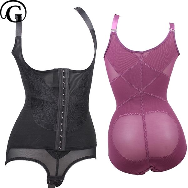 Modelador de corpo feminino com controle magnético Lingerie modeladora de cintura espartilho sexy para levantar o bumbum 220212