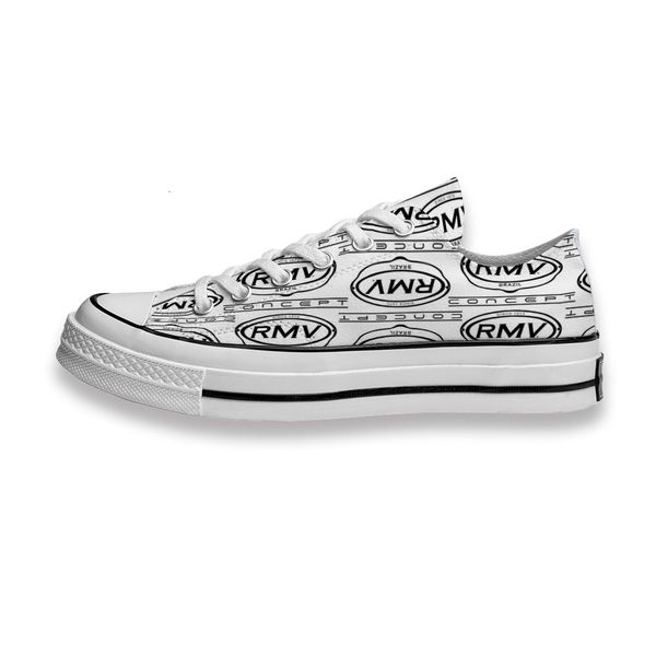 

custom printed sho music band logo rmv concept original sneakers low mens womens skateboard sport footwear diy trainers canvas