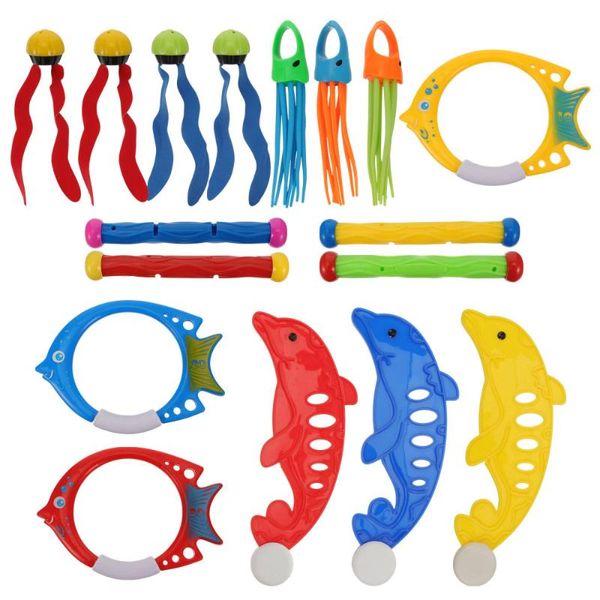 

pool & accessories 17pcs children swimming diving toys supply underwater sinking