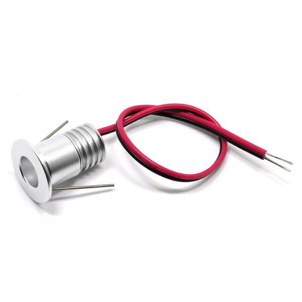

led light 1w d20×h25mm 3vdc constant current lamp 60degree beam angle recessed cabinet spotlight cut-out d15mm