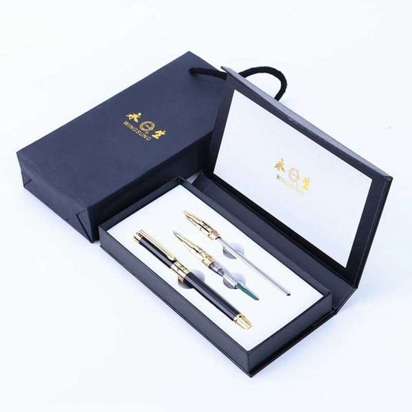 

the pen yongsheng three set art pearl signature student pen gift box