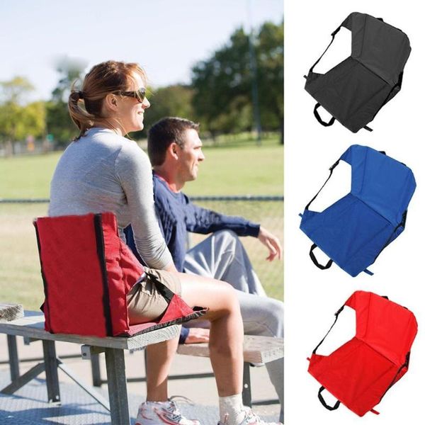 

outdoor pads portable cushion foldable padded moisture-proof chair seat back support pad