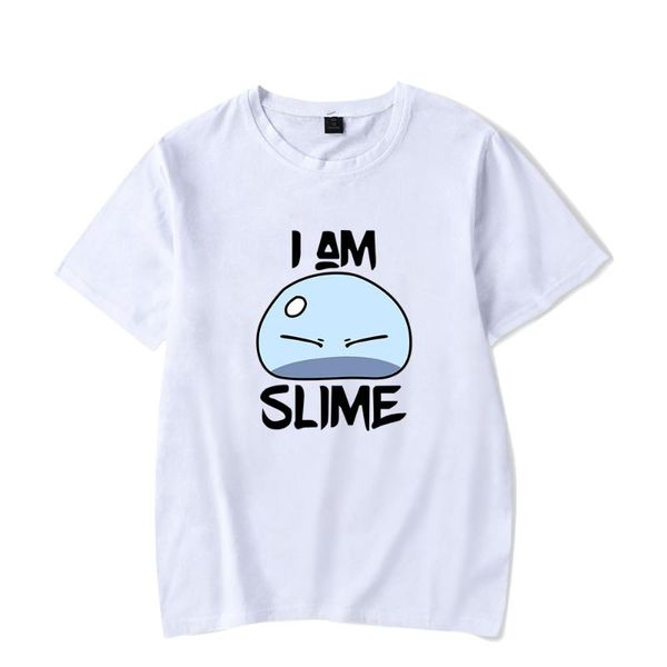 

men's t-shirts wawni thatÂ timeÂ iÂ gotÂ reincarnatedÂ asÂ aÂ slime t shirt men womens short sleeved oversized tshirt anime casual clothes, White;black