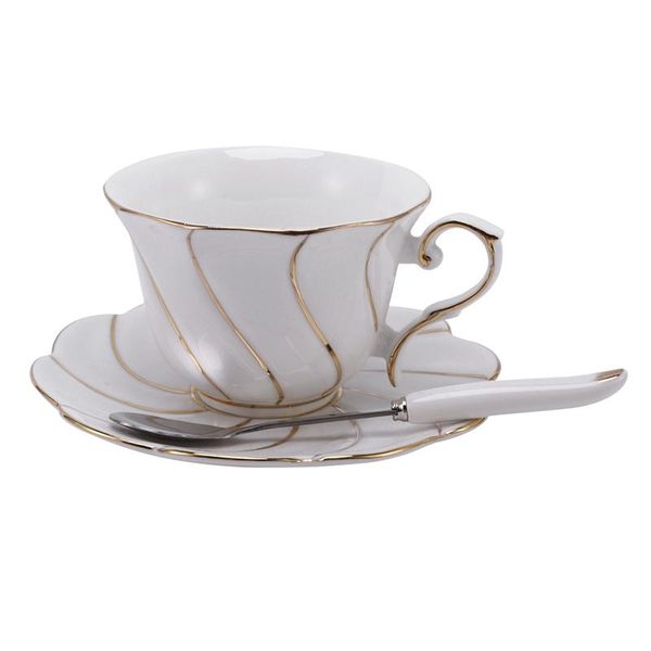

mugs 200ml european coffee cup dish bone china set creative ceramic drink