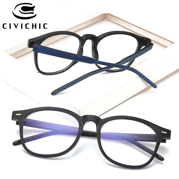

brand designer tr90 goggles retro faux wood frame plain glasses classic women men optical gafas clear lens eyewear e291 fashion sunglasses f, Black