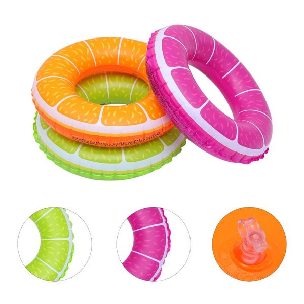 

life vest & buoy 3pcs floating rings for summer beach pool kids inflatable float ring toys