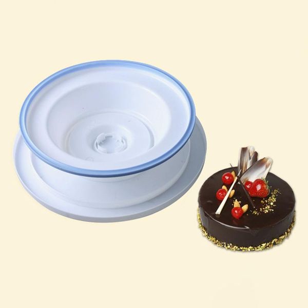

baking & pastry tools 1pcs cake turntable silicone mold plate rotating round decorating rotary table supplies stand