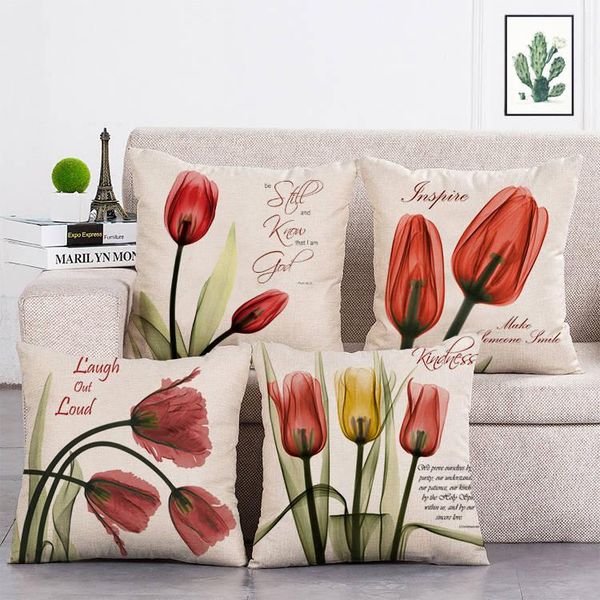 

cushion/decorative pillow cushion cover decorative case eco-friendly sofa seat car pillowcase soft beautiful flowers t68