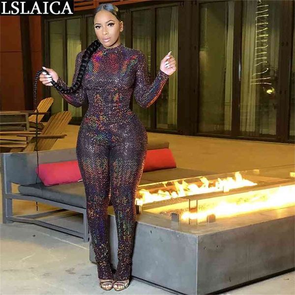 

two piece outfits for women plus size elastic waist fashion clothes tight-fitting colorful snake pattern sequined printing set 210515, White