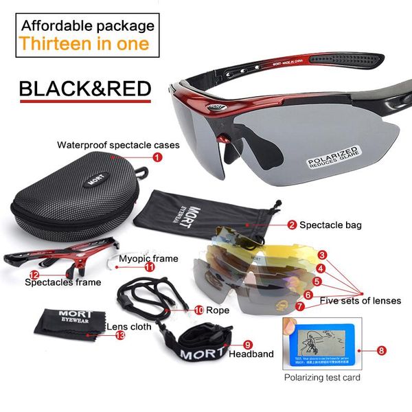 

sunglasses brand quality cycling glasses multi 5 color lens men women polarized mtb sport eyewear goggle uv400, White;black