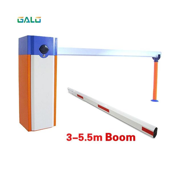 

high performance barrier gate operator including support pillar fingerprint access control