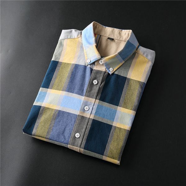 

2021 spring men's shirts solid color professional long sleeves business trend simple fashion coat men size -3xl#hsc/07, White;black