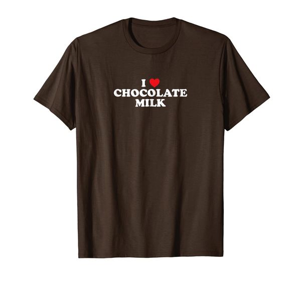 

I Love Chocolate Milk Heart T-Shirt Yummy Drink Shirt, Mainly pictures