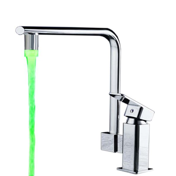 

other faucets, showers & accs water power green colors kitchen led light faucet