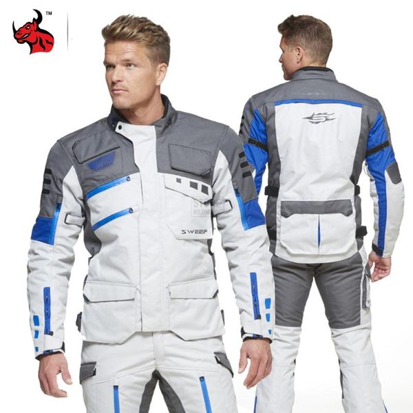 

motocross jacket waterproof profession motorcycle windproof chaqueta moto wearable + pants 5 colour apparel
