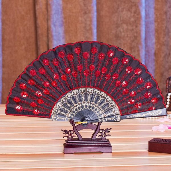 

100pcs / lot) fashion sequins handmade peacock fan dance supplies a variety of colors optional sn858 party favor