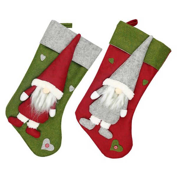 

christmas decorations 2pcs gift bag hanging decors pendants decorative bags