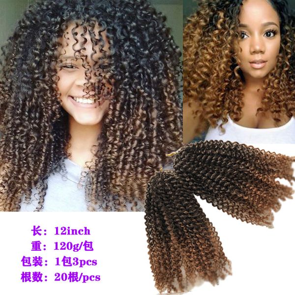 

mary wig chemical baby fiber 12inch120g dirty braid small curly hair malibob, Black