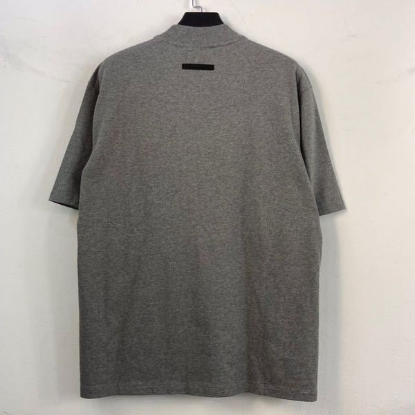 

brand 21ss fashion brand feel of fog flocking co branded couple round neck short sleeve t-shirt, White;black