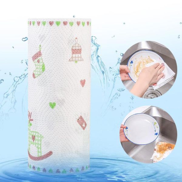 

roll xmas oil adsorbing paper tissue disposable cleaning towel duster cloth kitchen