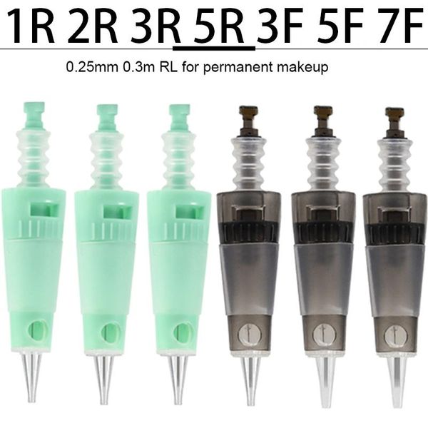 

tattoo needles disposable permanent makeup cartridge needle microblading eyebrow lip eyeliner for pmu machine pen supplies