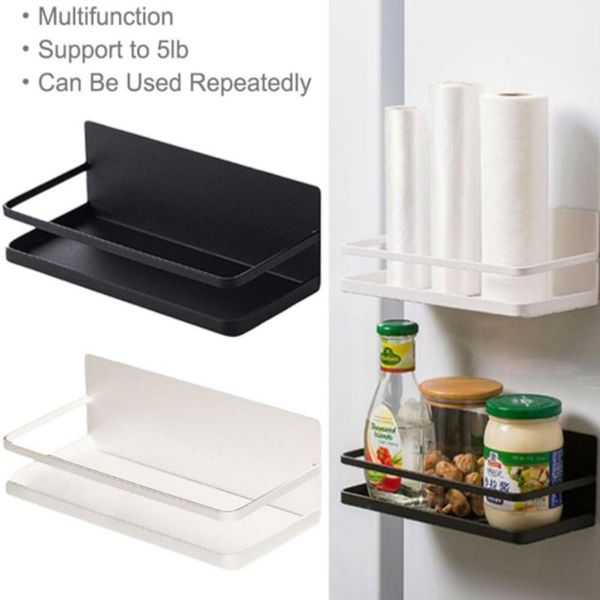 

solid magnetic storage rack spice single-layer refrigerator side wall hooks & rails