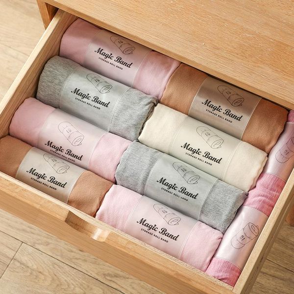 

storage bags dormitory closet organizer for socks self adhesive home separated underwear bra foldable drawer