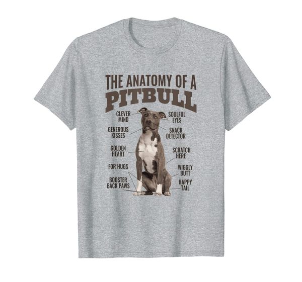 

Anatomy Of A Pitbull Shirt Tee Men Women Gift Dog Lovers T-Shirt, Mainly pictures