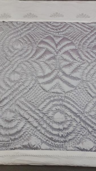 

comforters & sets 100% cotton handmade quilt 180x210 cm gray traditional