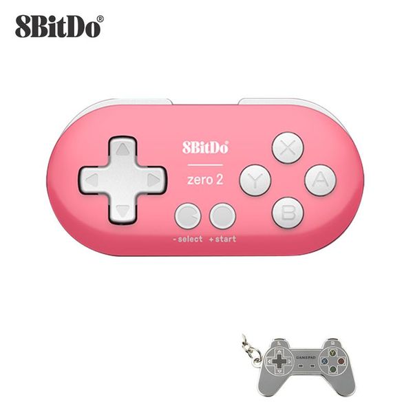 

for switch windows android macos with gift keychain 8bitdo zero 2 bluetooth gamepad mini controller product game controllers & joys joystick