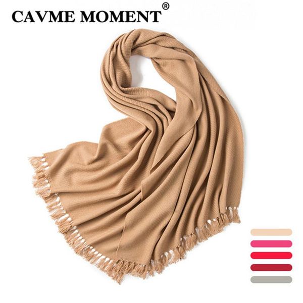 

scarves cavme 2021 cashmere wool scarf with tassels for women ladies fashion winter warm woolen wraps shawl 70*195cm 270g, Blue;gray