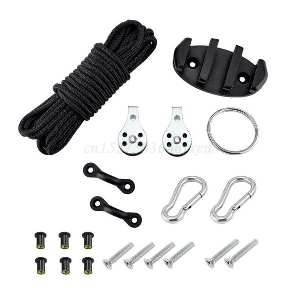 

kayak canoe anchors trolley kit cleat rigging ring pulleys pad eyes screws rope boats decks accessories rafts/inflatable