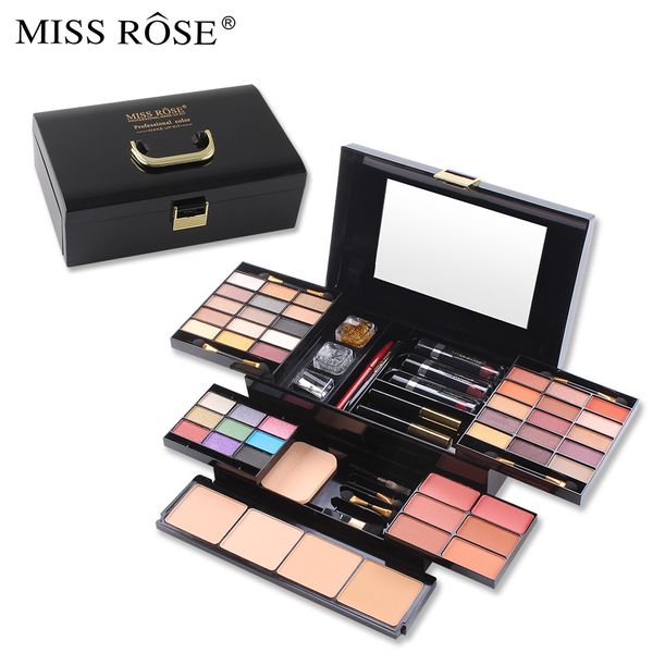 Set per il trucco Palette di ombretti da 39 colori Multicolor Shimmer Glitter Matte Long Lasting highlight Blush Power Lipstick