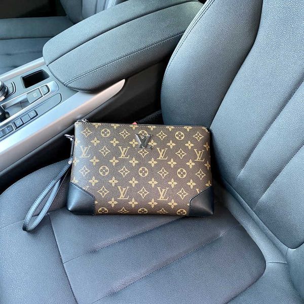 

wallets pochette voyage clutch bags cowhide briefcase designers luxurys handbags purse men women fashion messenger bag
