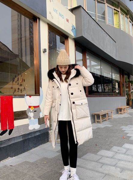 

21 winter thickened zipper color 90 white duck down fashion korean ultra-thin stand collar temperament commuting thin goose, Black