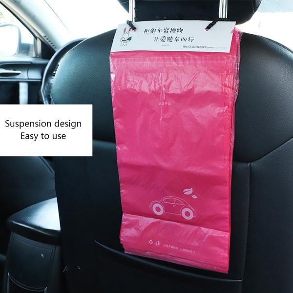 

other interior accessories a set self-adhesive garbage bags disposable rubbish holder easy stick-on trash for vehicle home office