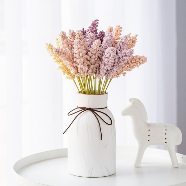 

bunch rice ear artificial flowers plants christmas false flower arrangemen shooting props wedding decoration home decor decorative & wreaths